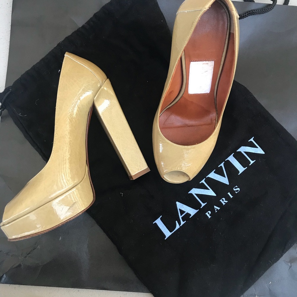 LANVIN ♡ PEEP TOES - Picture 5 of 7